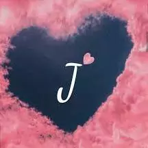 j letter images in heart download